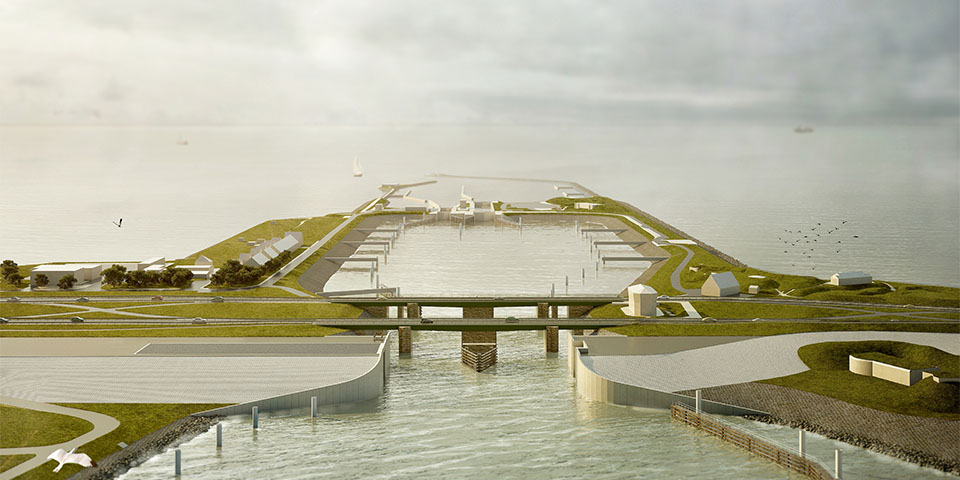 Nieuwe keersluizen beschermen achterland van de Afsluitdijk