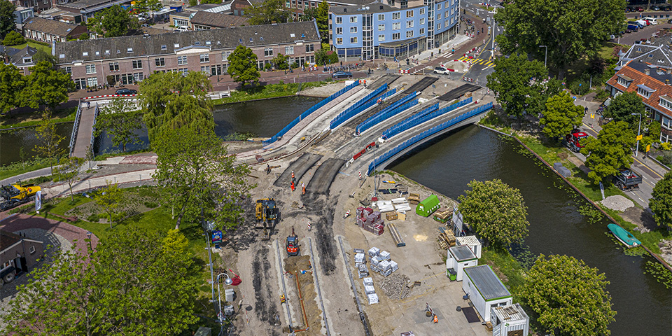 Puzzelen met constructie nieuwe Valkbrug Leiden