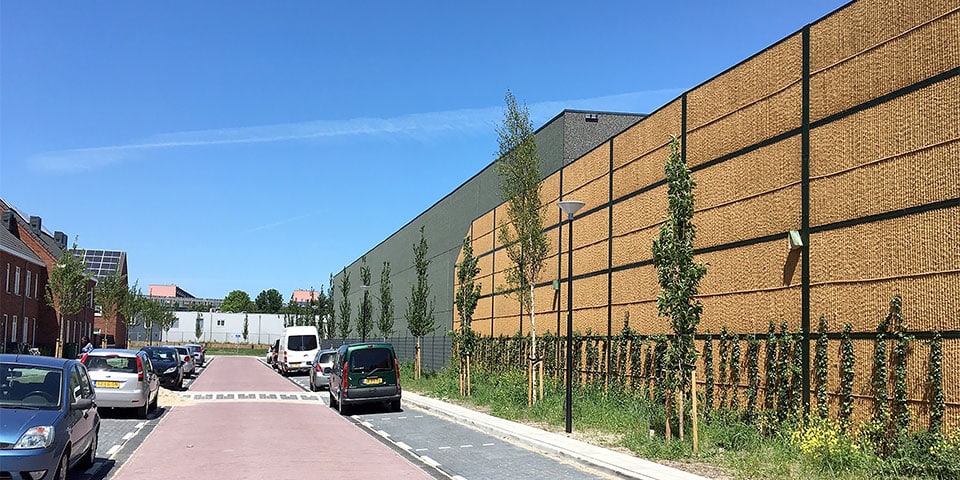 Groene geluidsschermen met een esthetische én ecologische meerwaarde