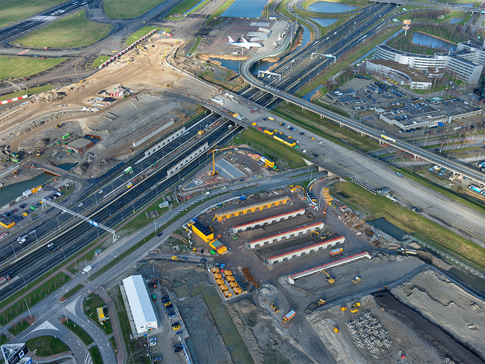 Schiphol | Project Voltooiing Dubbele Rijbaanstelsel (VDR): viaduct