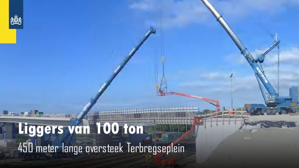 450 meter lange oversteek van viaduct over Terbregseplein compleet