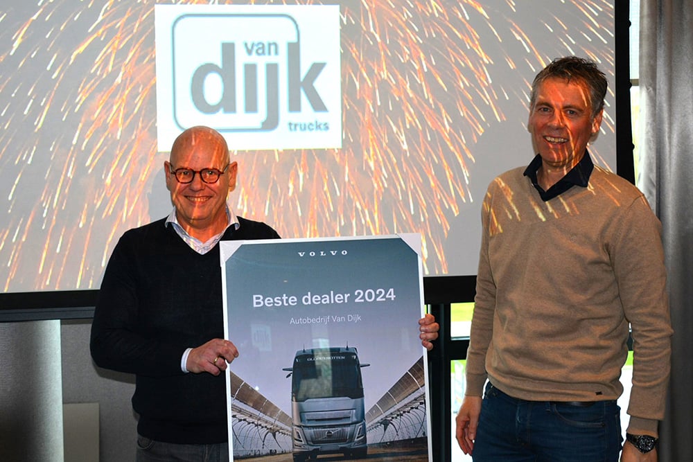 Van Dijk Groep en Bluekens Truck en Bus winnen prijzen in klanttevredenheidsonderzoek van Volvo Trucks